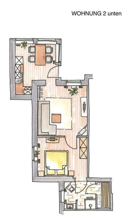 Altstadt Wohnung 2 Hooge Borkum Exterior foto